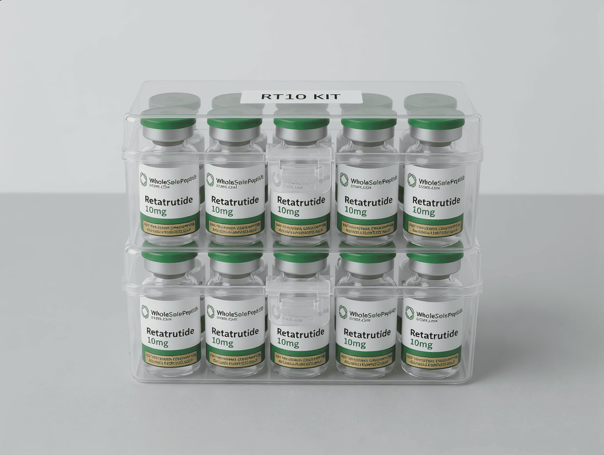 Every order ships as a 10-vial kit